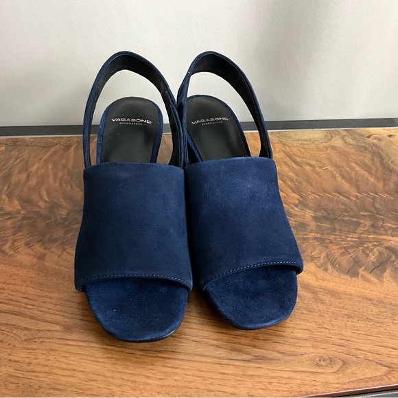 Vagabond Elena Blue Suede Leather Shoes, New in Box, EU Size 37 - Picture 3 of 6